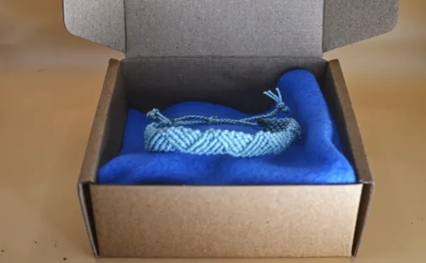 MICRO MACRAME NÁRAMEK - BLEDĚMODRÝ - Obrázek 4