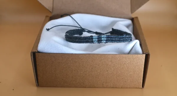 Micro macrame náramek pánský
