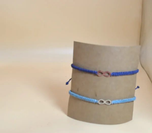 Náramky micro macrame pro ženu a muže- párové.