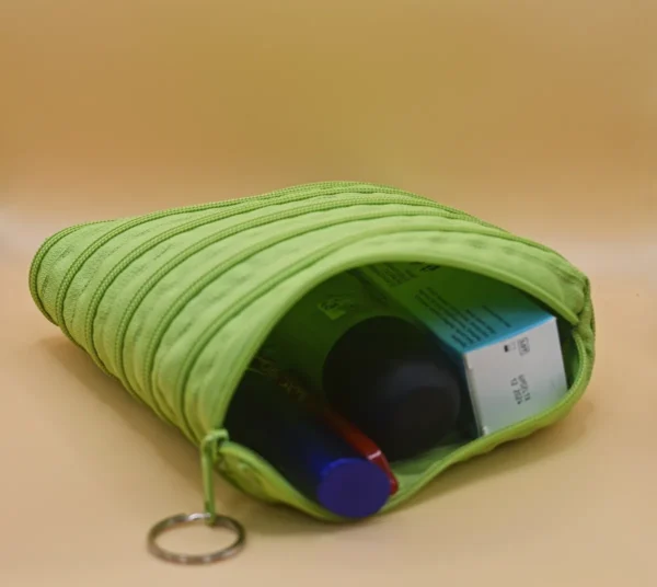 TAŠTIČKA ZE ZIPU - SVĚTLE ZELENÁ - Image 3