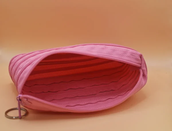ZIPOVÁ  TAŠTIČKA - SVĚTLE RŮŽOVÁ - Image 2