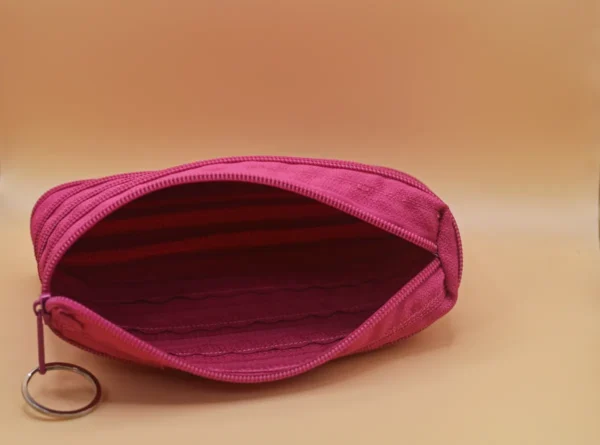 ZIPOVÁ KOSMETICKÁ TAŠTIČKA - TMAVĚ RŮŽOVÁ - Image 2
