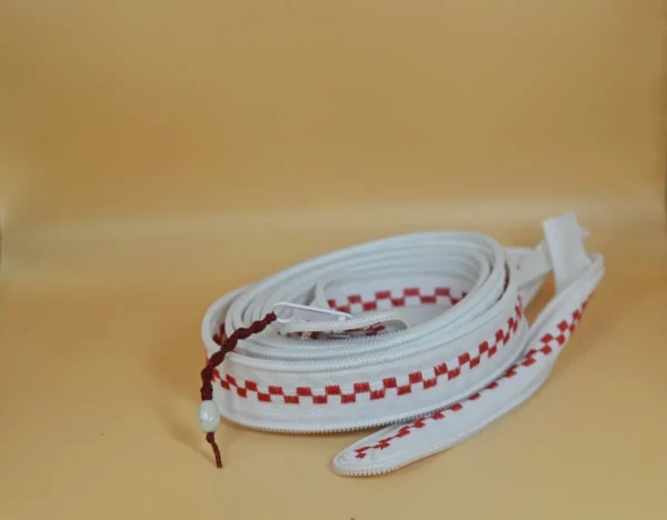 TAŠTIČKA ZIPOVÁ  - BÍLÁ S VYŠÍVÁNÍM - Image 3