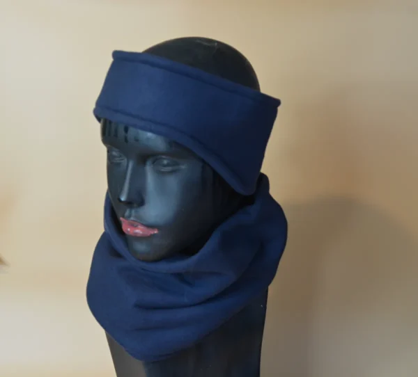 NÁKRČNÍK Z FLEECU - barva tmavě modrá - Image 2