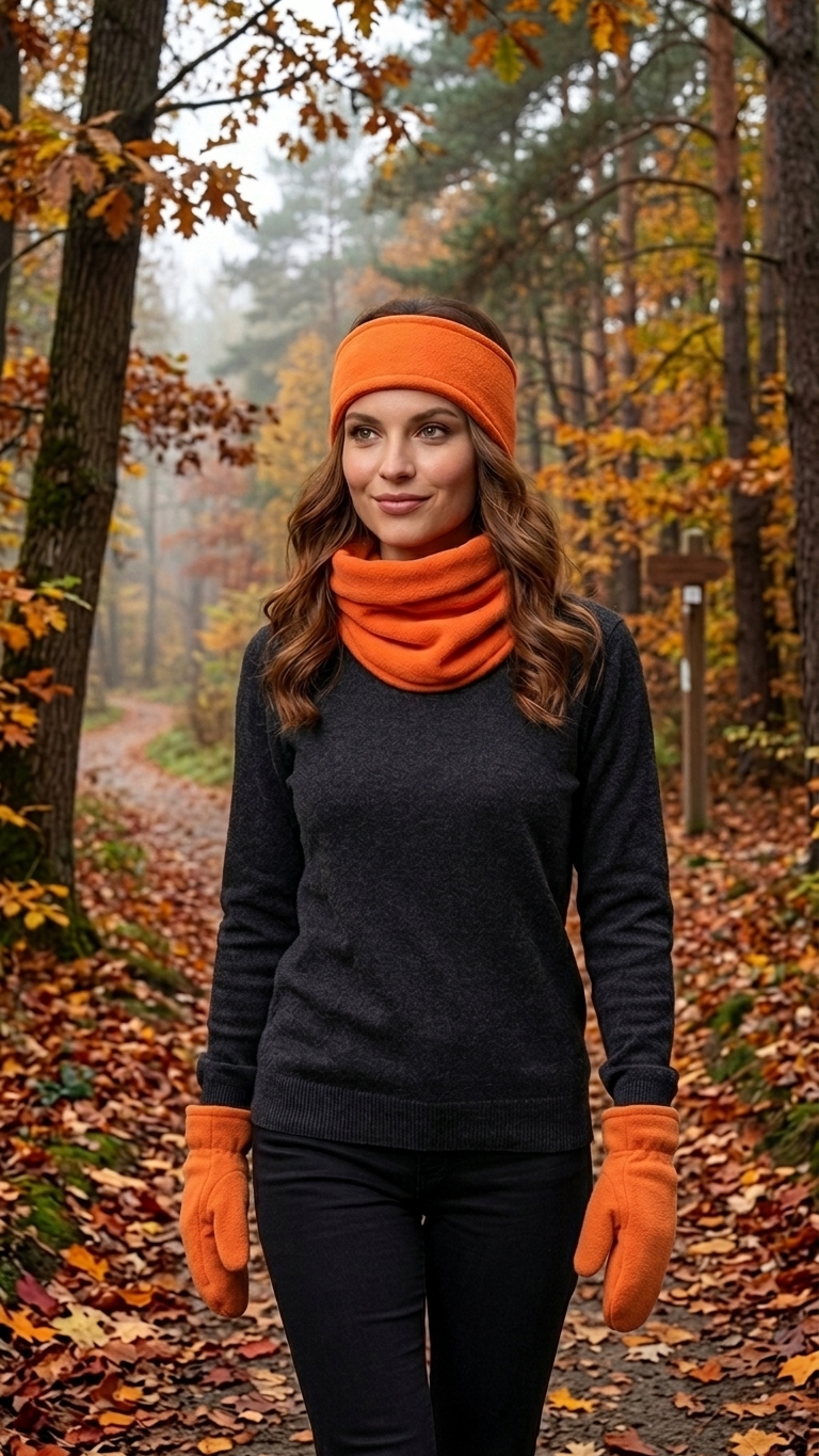 FLEECOVÁ SADA - ČELENKA, RUKAVICE, NÁKRČNÍK - Obrázek 6