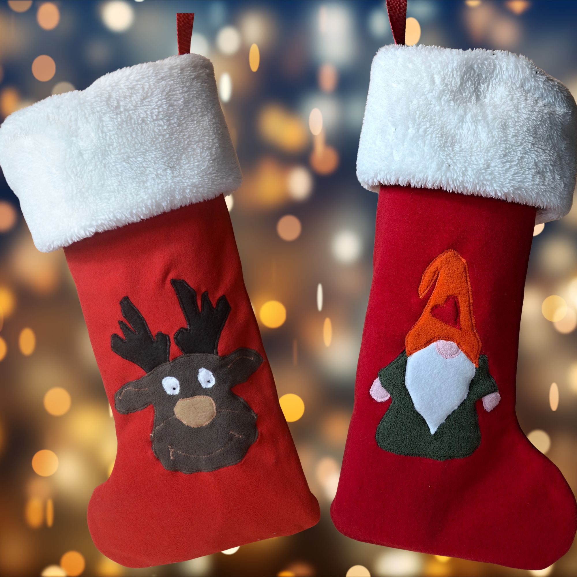 Mikulášská bota na nadílku pro děti, vánoční dekorace