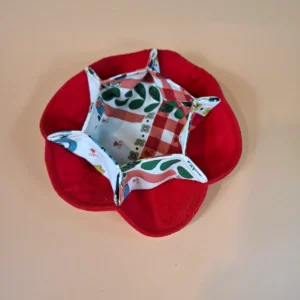 Látkový košíček jako velikonoční dekorace